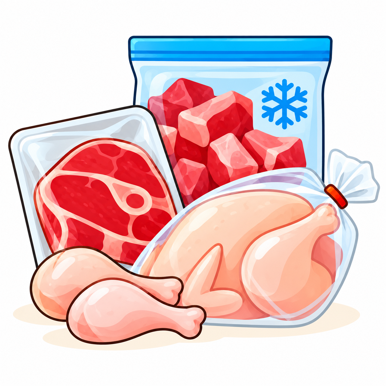 Frozen Meat & Poultry category illustration