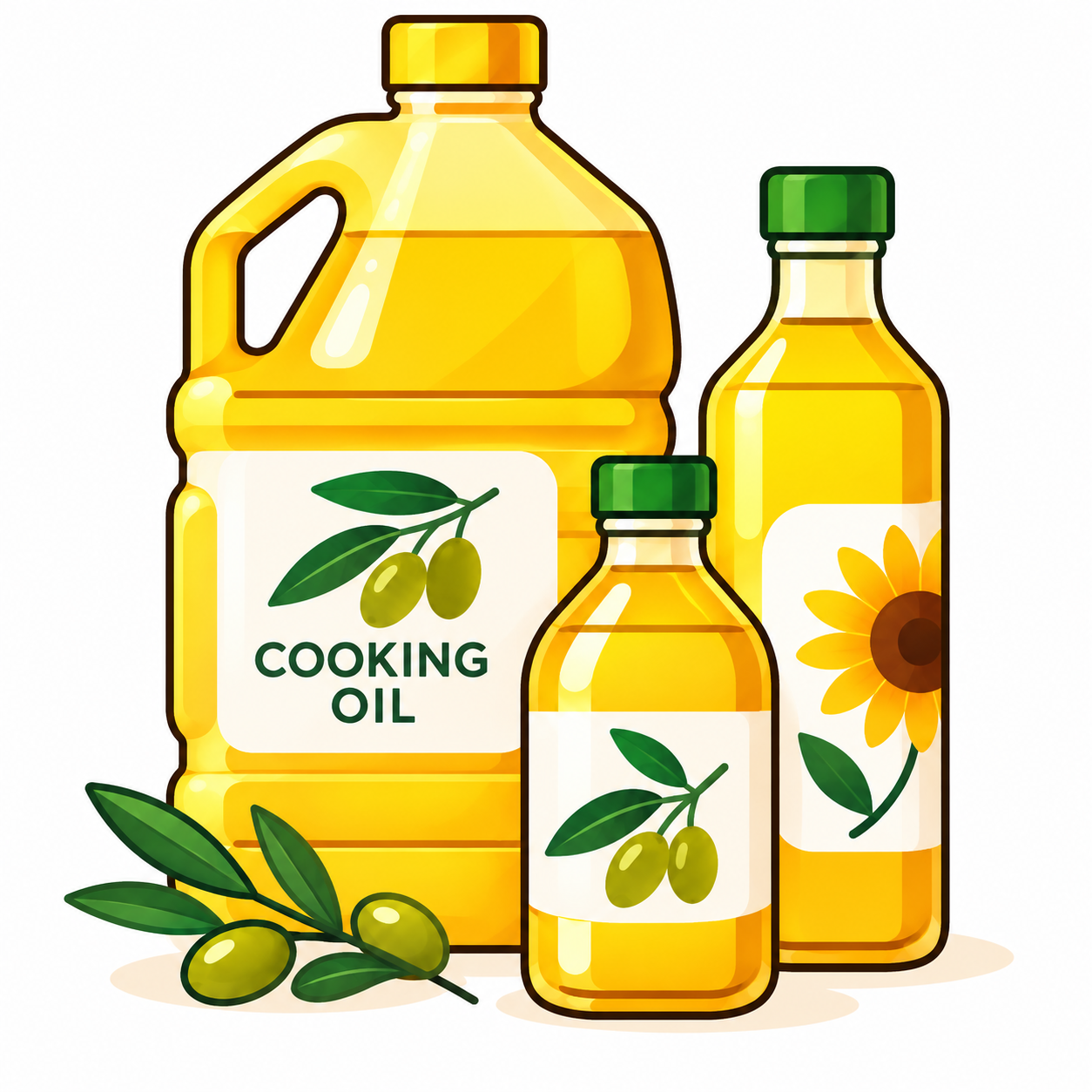 Cooking Oils category illustration
