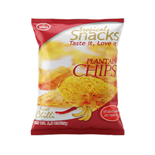 Ades Plantain Chips Chilli