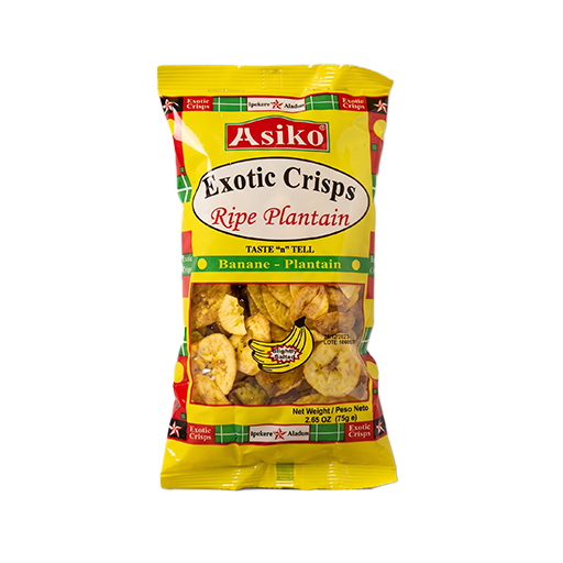 Asiko Plantain Chips (Lightly Salted/Yellow)