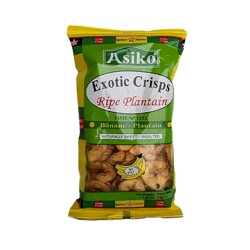 Asiko Plantain Chips (Natural/Green)