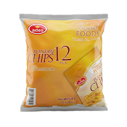 Ades Plantain Chips Cinnamon